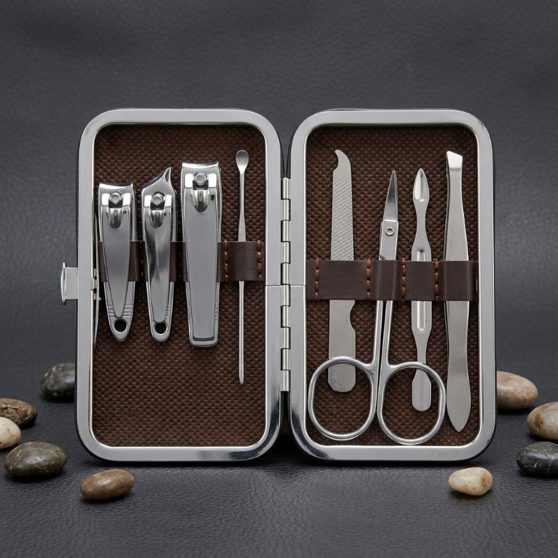 Manicure & Pedicure Tools Set for Adults | Complete Nail Care Kit | Nail Clipper, Scissors, Nail File & Grooming Tools