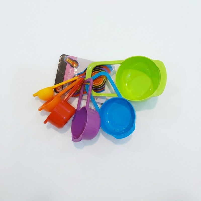 Measuring Spoons Set | 6-Piece Kitchen Measuring Spoon Set | Colorful Measuring Spoons for Cooking & Baking