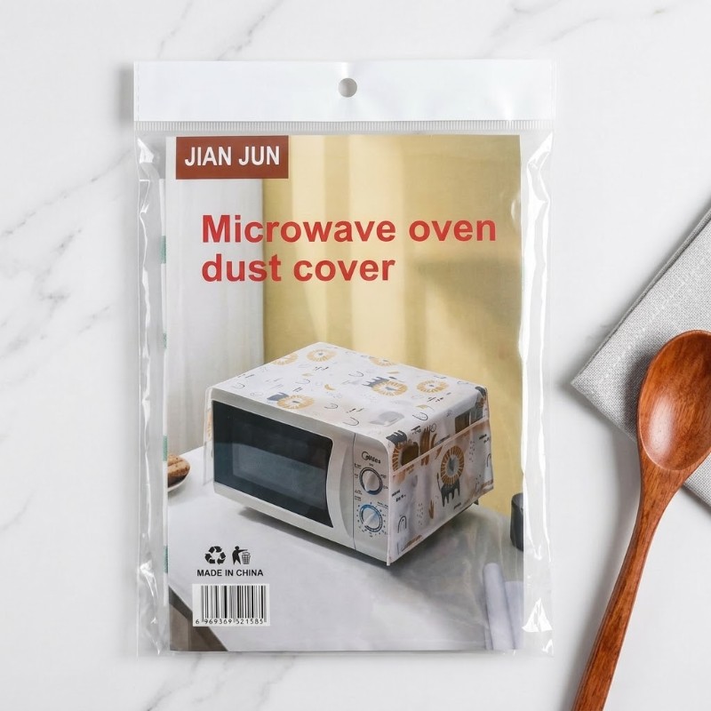 Oven Protective Dust Cover | Microwave Oven Dustproof Cover | Kitchen Appliance Protector | Reusable Cover