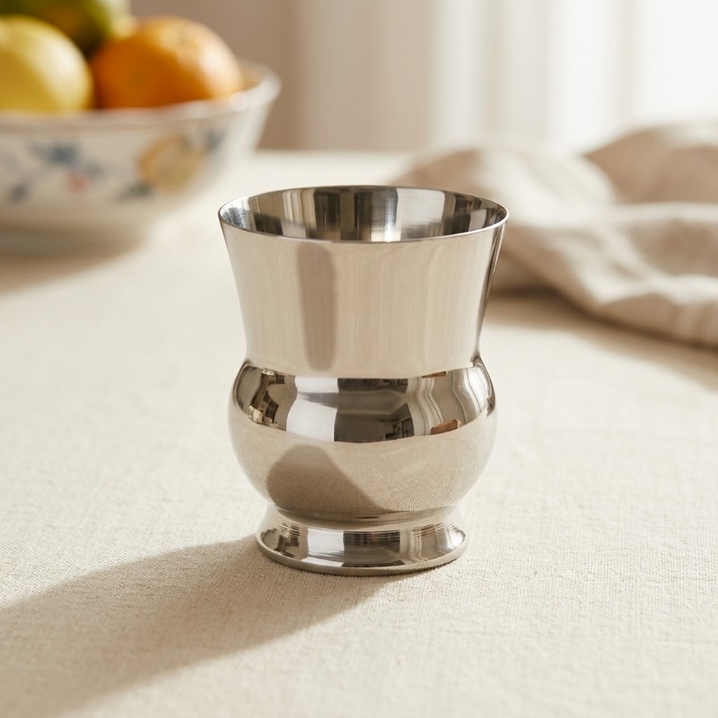Small Stainless Steel Mug | Mini Drinking Cup | Reusable Metal Cup for Home & Kitchen