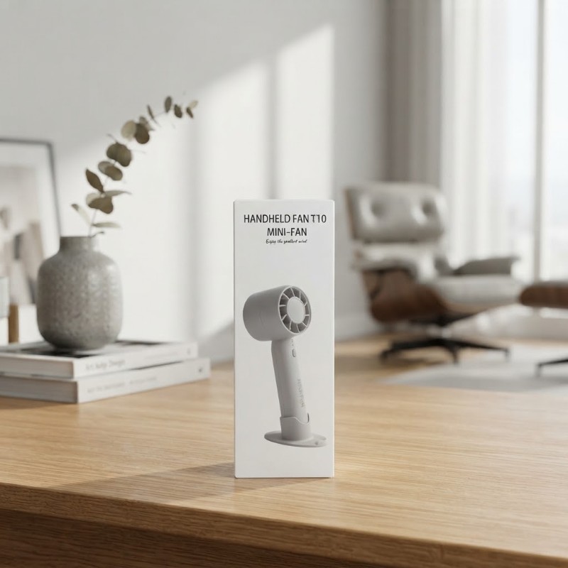Handheld Fan T10 Mini Fan with Desktop Stand