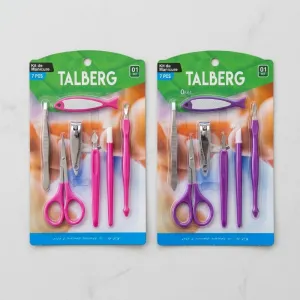 Baby Manicure & Pedicure Tools Set | 7-Piece Baby Nail Care Kit | Baby Nail Clipper, Scissors & Nail File