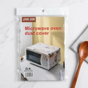 Oven Protective Dust Cover | Microwave Oven Dustproof Cover | Kitchen Appliance Protector | Reusable Cover