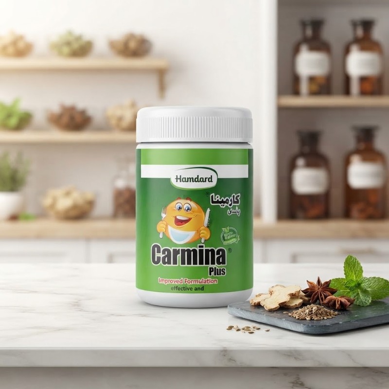 Hamdard Carmina Plus Improved Formulation | Digestive & Stomach Care Herbal Supplement