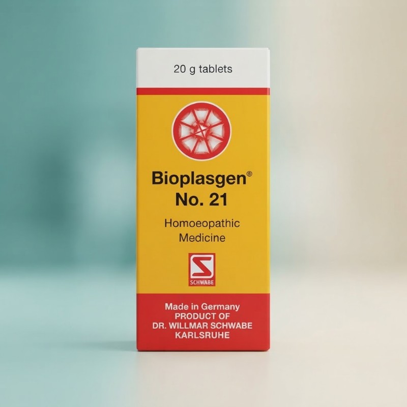 Bioplasgen No. 21 Homoeopathic Medicine 20 g Tablets Dr. Willmar Schwabe Germany