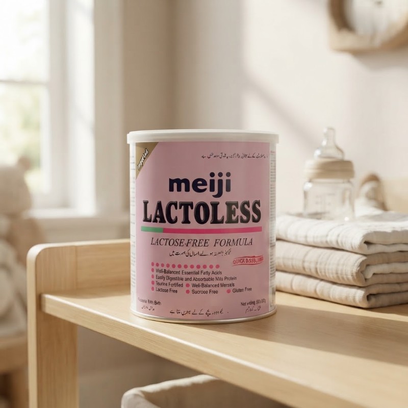Meiji Lactoless Lactose-Free Formula Milk Powder - Special Infant Nutrition Tin