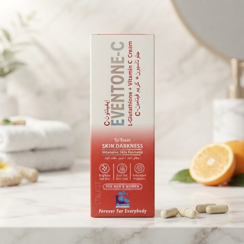 Eventone-C Cream L-Glutathione + Vitamin C | Skin Brightening, Fairness & Anti-Darkness Cream For Men & Women
