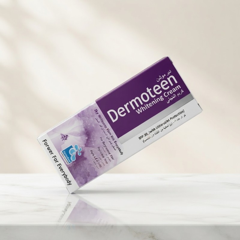 Dermoteen Whitening Cream with SPF 30 & Ultraviolet Protection - Skin Brightening Face Care