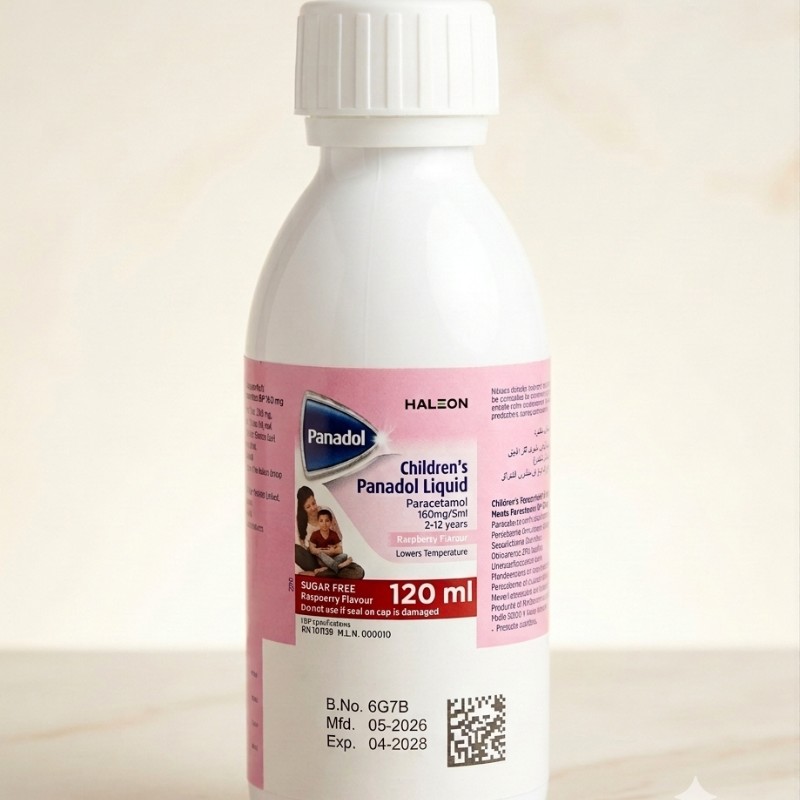 Panadol Children’s Liquid Paracetamol 160mg/5ml 120ml – Strawberry Flavour