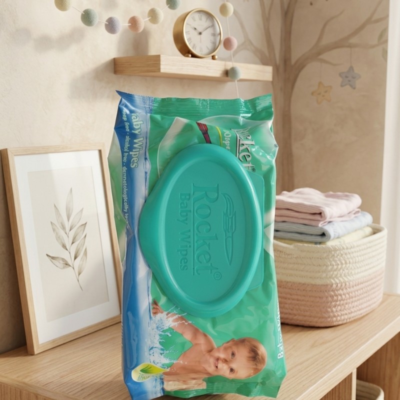 Rocket Baby Wipes – Soft & Gentle Wet Wipes for Babies