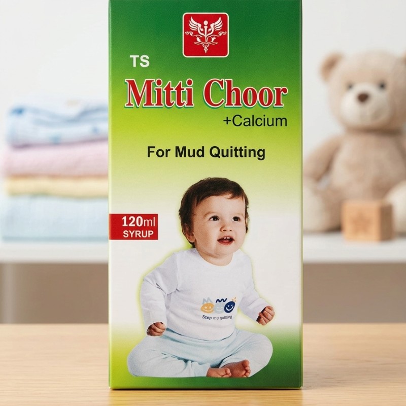 TS Mitti Choor Syrup | For Mud Quitting | Children's Syrup