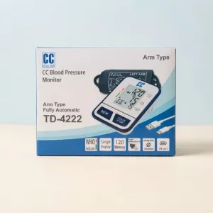 CC Arm Type Fully Automatic Blood Pressure Monitor TD-4222