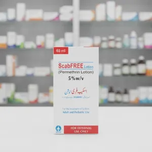 Scabfree Lotion 5% w/v Permethrin 60ml for External Use