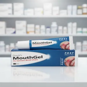 20g Davis's Mouth Gel for Common Mouth Ulcers Fast Effective Relief