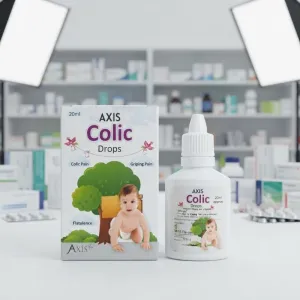 AXIS Colic Drops 20ml | Mint Flavour | Relief for Colic Pain, Griping Pain & Flatulence