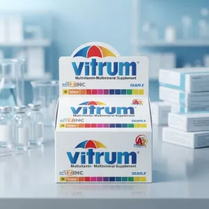 Vitrum Multivitamin-Multimineral Supplement with Zinc - 30 Tablets (Searle) | Daily Health & Immunity