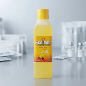 Peadialeat Oral Rehydration Solution - 450ml | Banana Flavor Electrolyte Liquid for Kids & Babies
