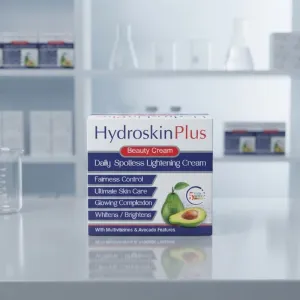 Hydroskin Plus Beauty Cream - Daily Spotless Lightening & Fairness Control Cream with Multivitamins & Avocado