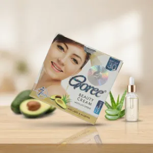 Goree Beauty Cream with Lycopene, Avocado & Aloe Vera | SPF 30 | Skin Whitening & Glow Cream