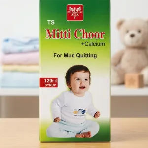 TS Mitti Choor Syrup | For Mud Quitting | Children's Syrup
