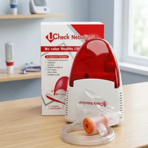 UCheck Nebulizer Air Piston Compressor Nebulizer Kit – Adult Mask, Air Tube & Accessories