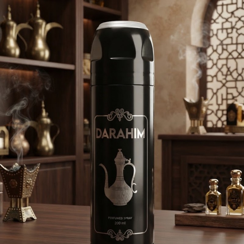 Darahim Perfumed Spray 200ml – Long Lasting Fragrance Body Spray for Men & Women
