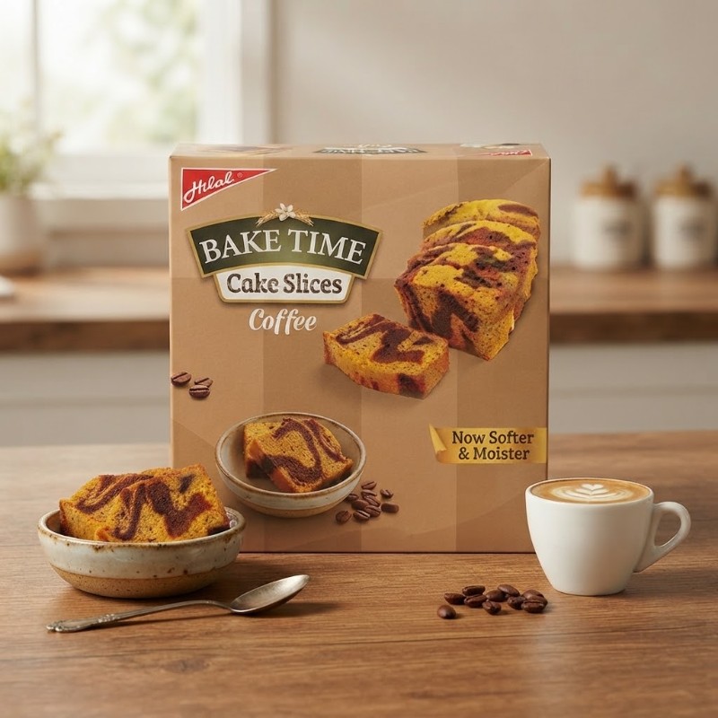 Hilal Bake Time Cake Slices Coffee Flavor Box Pack