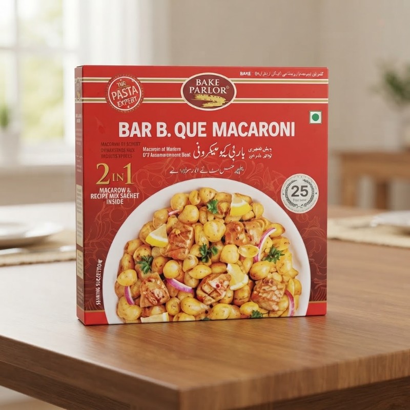 Bake Parlor Bar B.Q Macaroni 2 in 1 Macaroni & Recipe Mix Sachet