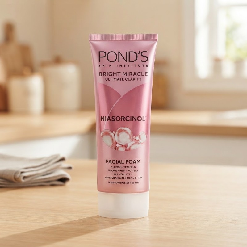 Pond's Skin Institute Bright Miracle Ultimate Clarity Facial Foam with Niasorcinol