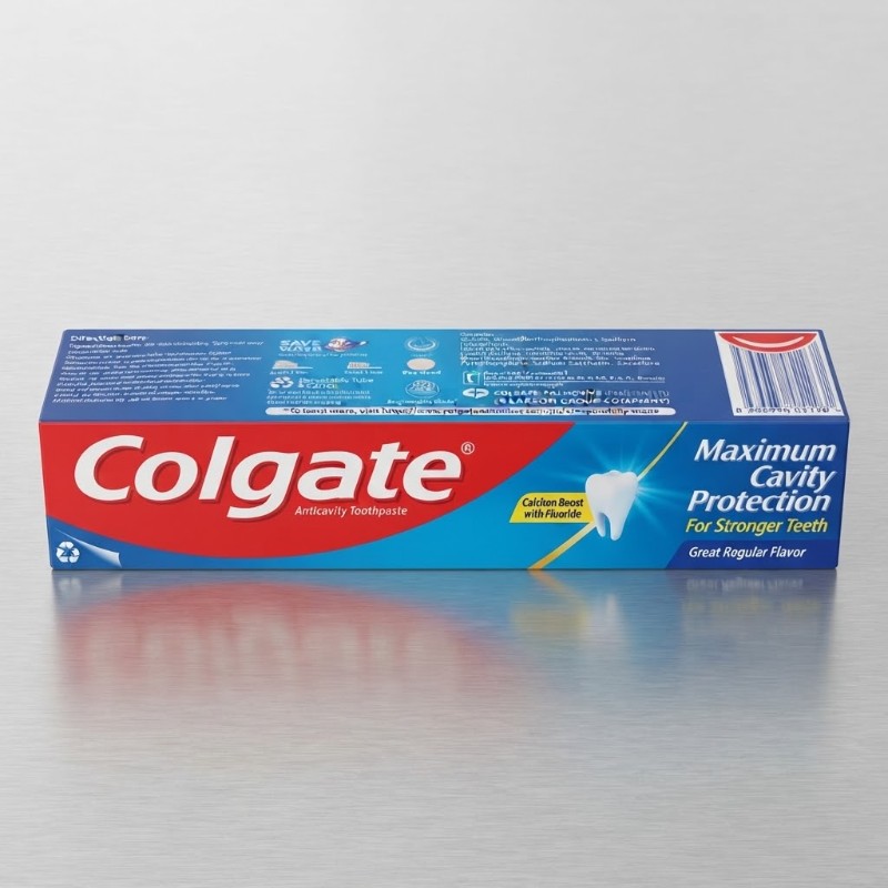 Colgate Maximum Cavity Protection Toothpaste - Anticavity Toothpaste with Fluoride for Stronger Teeth, Regular Flavor
