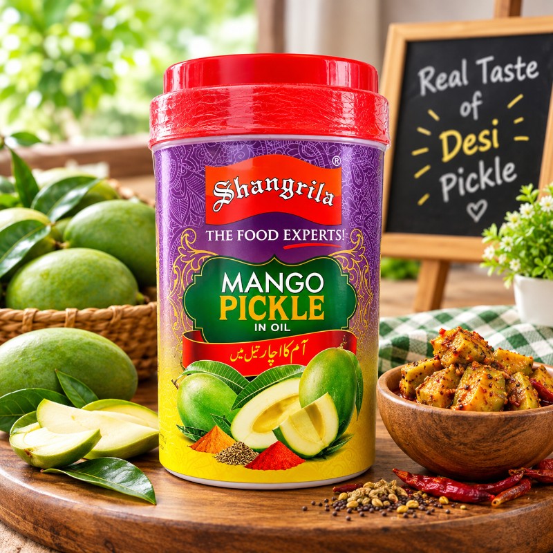 Shangrila Mango Pickle in Oil – Authentic Traditional Taste, 100% Natural Ingredients & Rich Spices