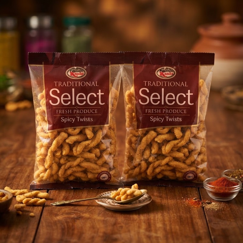 Traditional Select Spicy Twists Fresh Produce Snacks - Crunchy Savory Treat Pack