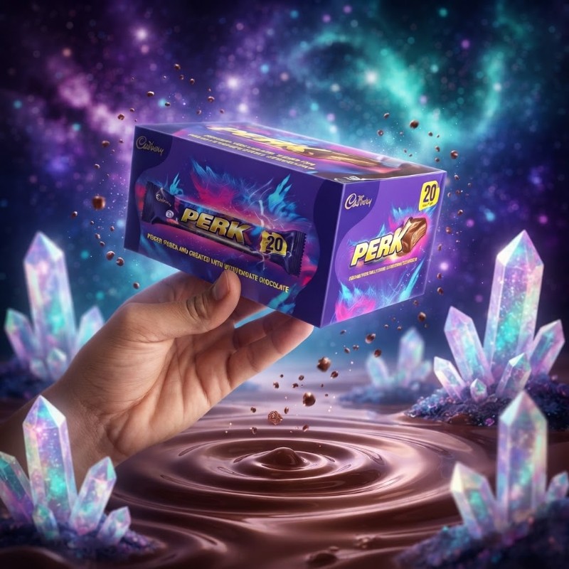 Cadbury Perk Chocolate Wafer Box - Delicious Compound Chocolate Coated Crispy Wafer