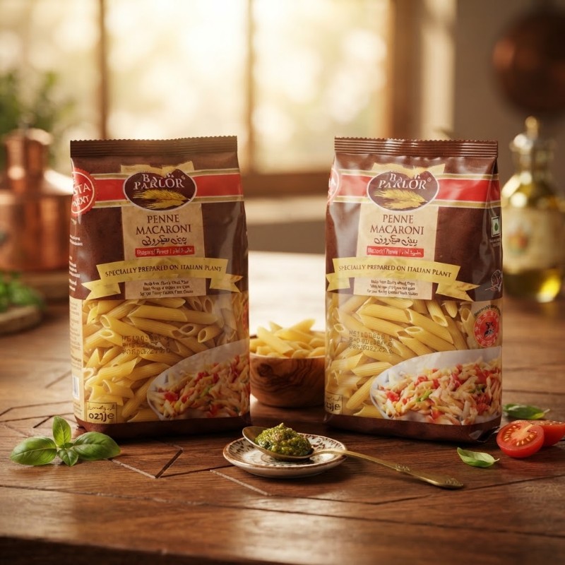 Parlor Penne Macaroni - Premium Italian Plant Prepared Pasta