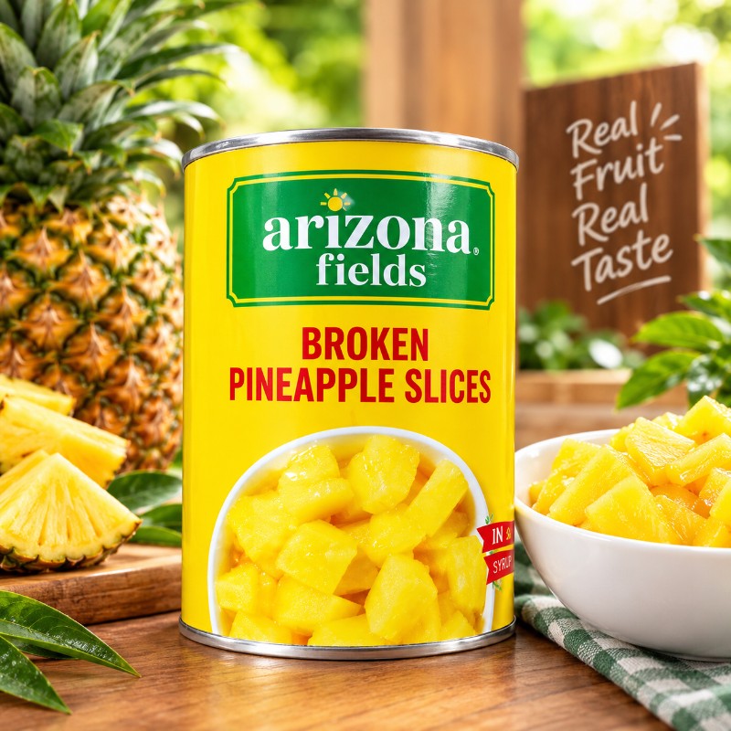 Arizona Fields Broken Pineapple Slices in Syrup - Canned Fruit