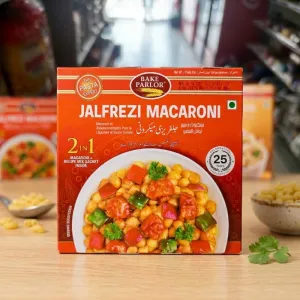 Bake Parlor Jalfrezi Macaroni 230g | 2 in 1 Macaroni with Recipe Mix Sachet