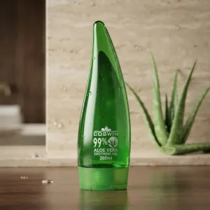 99% Aloe Vera Soothing Gel 260ml – Hydrating Moisturizing Gel for Face, Skin & Body