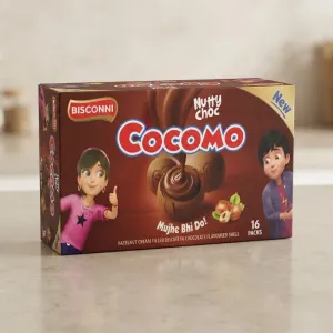 Bisconni Cocomo Nutty Choc Biscuits - 16 Packs Box