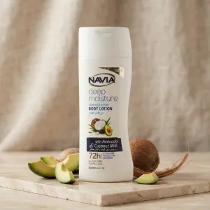 NAVIA Deep Moisture Advanced Repair Body Lotion with Avocado & Coconut Milk