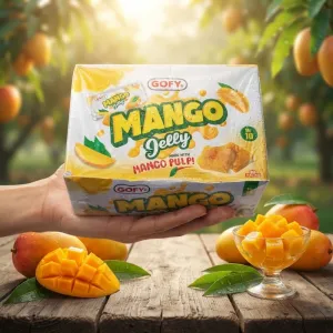 GOFY Mango Jelly Pack - Delicious Soft Fruit Jelly Made with Real Mango Pulp