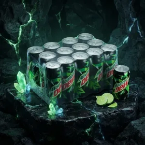 Mountain Dew Carbonated Soft Drink Can Pack - Refreshing Citrus Soda Multipack