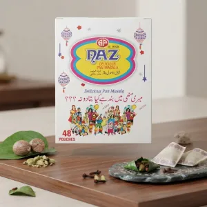 Naz Delicious Pan Masala Box - 48 Pouches Mouth Freshener & Digestif