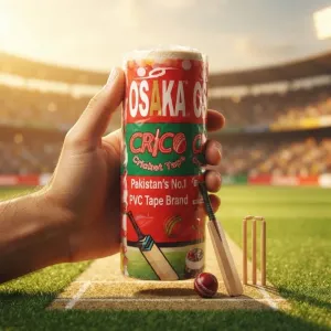Osaka Crico Cricket Tape - Pakistan's No. 1 PVC Tape for Hard Ball & Tape Ball Cricket Bat