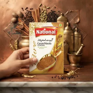 National Garam Masala Powder 50g/100g | Traditional Blend of 9 Spices for Rich Aroma