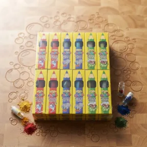 Bubble Pencil Novelty Toy Candy Box | 12 Packs Creative Stationery Shape Sweet Treat for Kids