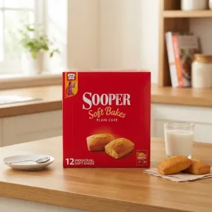 Sooper Soft Bakes Plain Cake Box - 12 Individual Soft Bakes