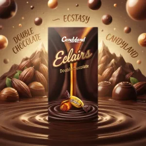 Candyland Eclairs Double Chocolate – Rich Chocolate Filled Toffees Box