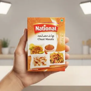National Chaat Masala - Tangy & Zesty Spice Blend for Snacks, Fruits & Salads, 50g