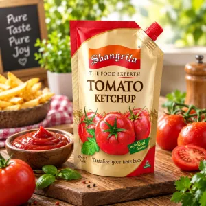 Shangrila Tomato Ketchup Smart Pack – Made with Real Tomatoes, Rich & Tangy Taste | Perfect Dip for Snacks