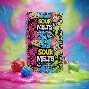 JoJo Sour Melts Sour Liquid Candy Box - Tangy & Fun Flavored Drops